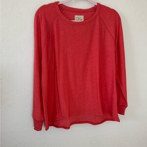 Chaser Coral  Crew Neck Sweatshirt